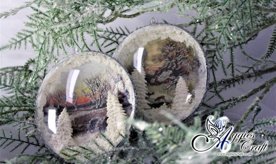 Mix Media Tutorial - Christmas Medallion 3D